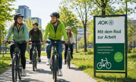 AOK-Aktion „Mit dem Rad zur Arbeit“ startet in Düsseldorf