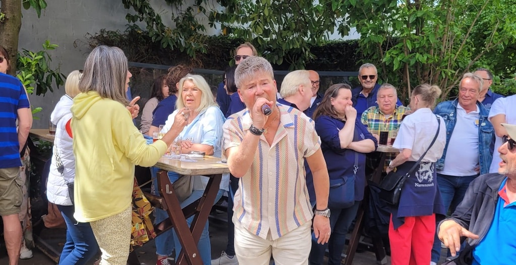 Der griechische Sänger Stephano begeisterte das Puplikum Foto: Privat