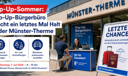 Pop-Up-Bürgerbüro macht letzten Halt in der Münster-Therme