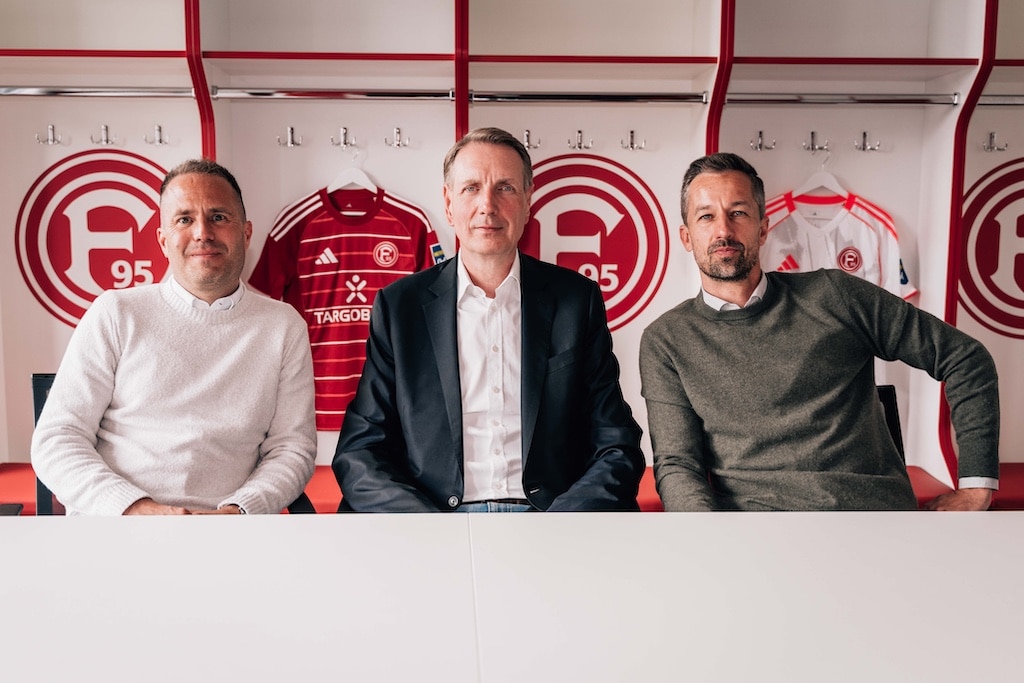 v.l Fuchs, Staade, Borgerding © Fortuna Düsseldorf