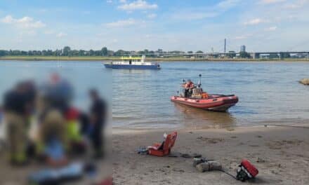 Reanimiert am Rheinstrand: 40-Jähriger nach Badeunfall in Lebensgefahr