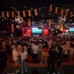 Gruppensieger Deutschland – Henkel-Saal wird zur Fußballarena
