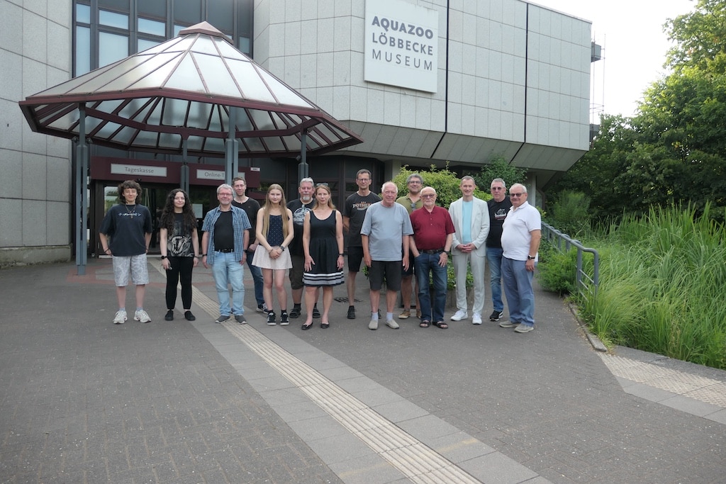 Die rund 20 Mitglieder der Geowissenschafts-AG treffen sich inzwischen regelmäßig und organisieren gemeinsame Exkursionen und Ausstellungsbesuche. Weitere Interessierte sind willkommen. © Aquazoo Löbbecke Museum