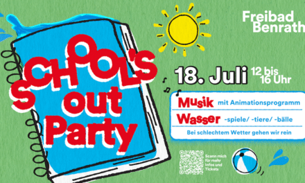 School’s‑out-Party im Freibad Benrath läutet die Sommerferien ein