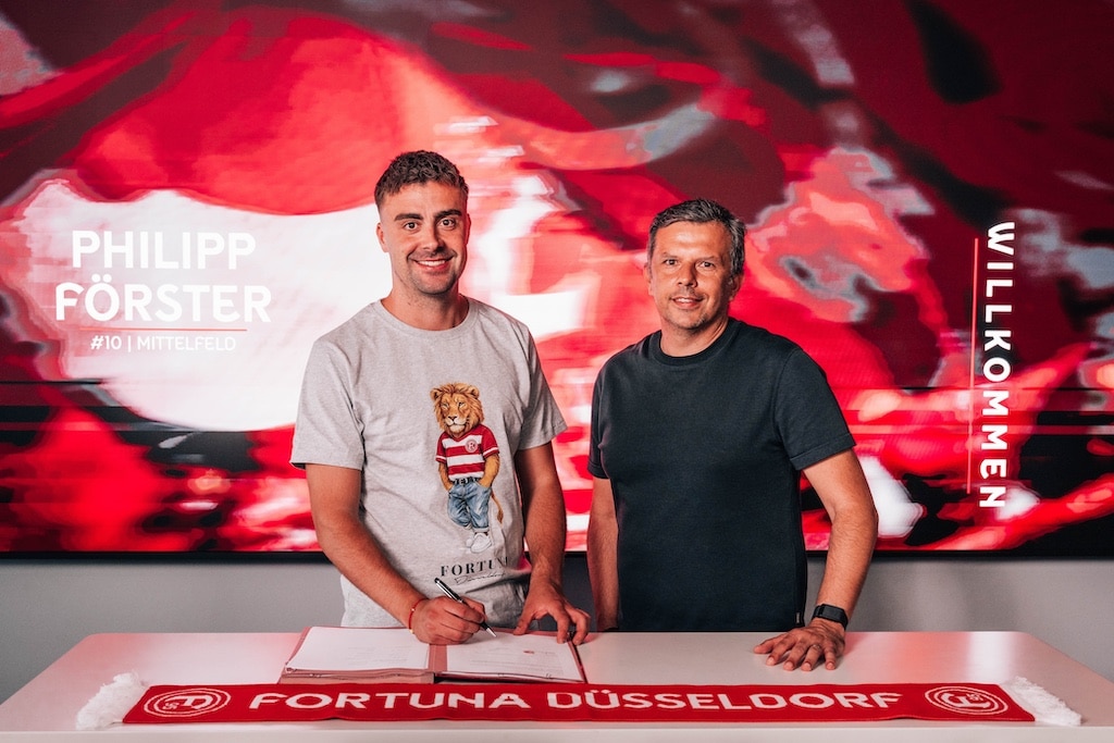 Philipp Förtster und Samir Arabi, Sportvorstand © Fortuna Düsseldorf