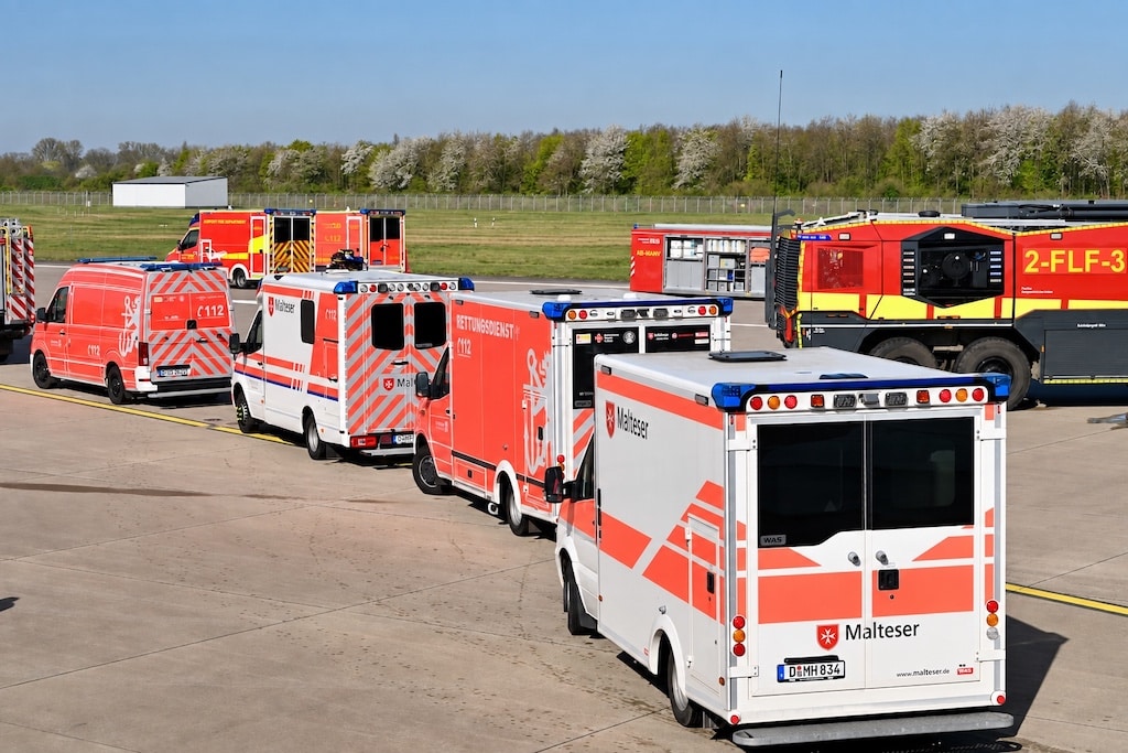 Symbolbild Feuerwehreinsatz am Flughafen © Lokalbüro